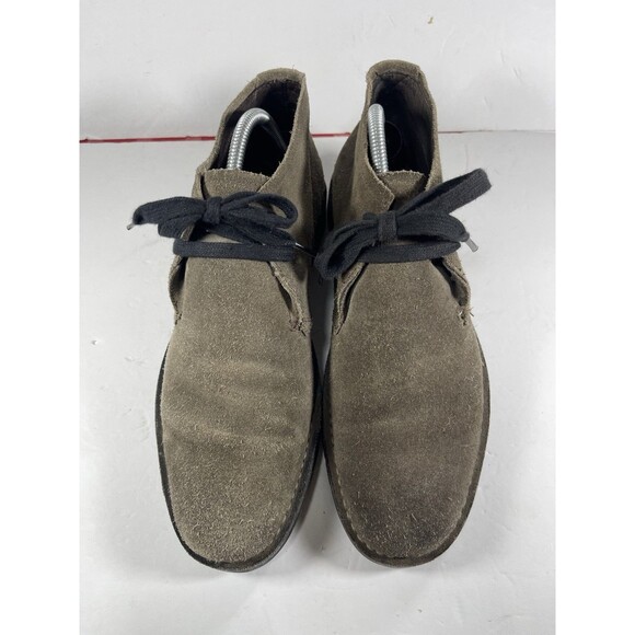 John Varvatos USA Men\'s Suede Chukka Boots Size 9M Gray Brown Desert Boot Hand main image 10